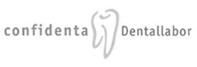 „confidenta Dentallabor“-Logo, zur Startseite